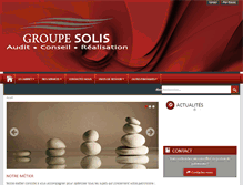 Tablet Screenshot of groupesolis.fr